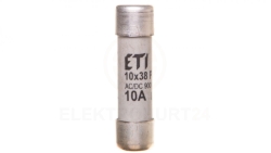 Wkładka bezpiecznikowa cylindryczna PV 10x38mm 10A gR 900V AC/DC CH10 002625031