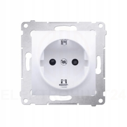 Simon 54 Gniazdo pojedyncze SCHUKO z przesłoną