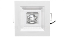 Oprawa awaryjna LOVATO P ECO LED 1W 125lm (opt. koryt.) 3h jednozadaniowa biała LVPC/1W/E/3/SE/X/WH