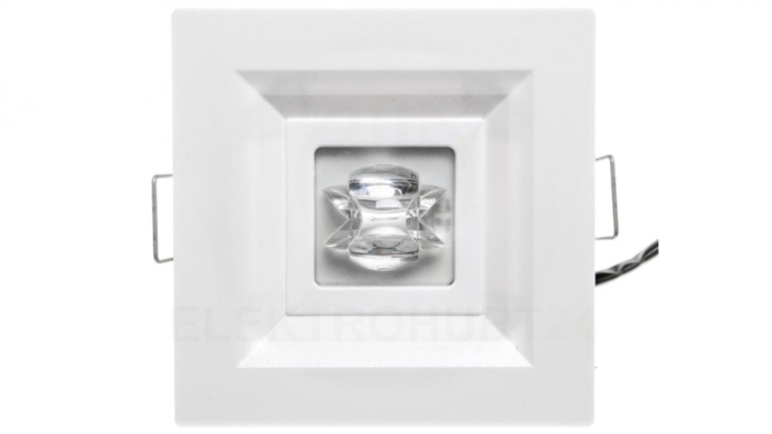 Oprawa awaryjna LOVATO P ECO LED 1W 125lm (opt. koryt.) 3h jednozadaniowa biała LVPC/1W/E/3/SE/X/WH