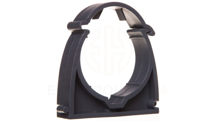 Uchwyt zamknięty do rur 50mm szary UZ 50 SZ 10506 /100szt./