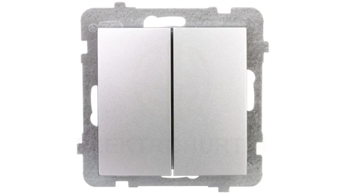 AS Łącznik świecznikowy srebro ŁP-2G/m/18