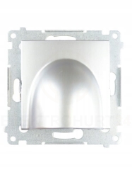 Simon 54 wyjście kablowe srebrny mat DPK1.01/43