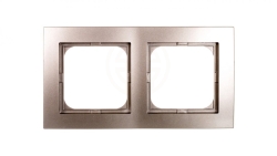 AS Ramka podwójna satyna light R-2G/45