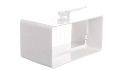 Łącznik kanału płaskiego 55x110mm biały KP55-21