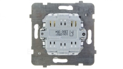 AS Łącznik pojedynczy biały ŁP-1G/m/00