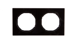 Berker R.3 Ramka podwójna szkło, czarna 10122216