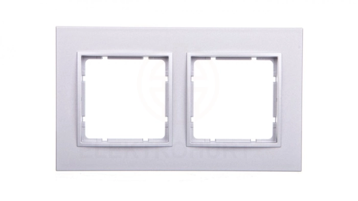 Berker B.7 Ramka podwójna aluminium mat 10126424