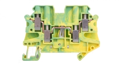 Listwa zaciskowa ochronna 4-przewodowa 0,14-6mm2 zielono-żółta UT 4-QUATTRO-PE 3044597