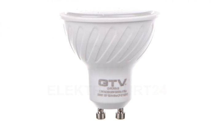 Żarówka LED GU10 7,5W 570lm 3000K AC230V 120st. LD-PC7510-30