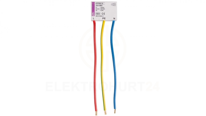 Ogranicznik przepięć D (kapsułka do puszki i gniazda) 255V ETITEC D2 255/3 MINI 002441632