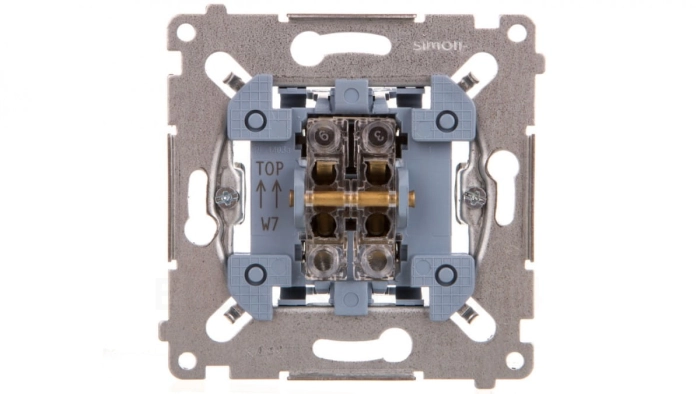Simon 54 Łącznik krzyżowy mechanizm 10AX 250V, szybkozłącza, SW7M