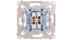 Simon 54 Łącznik żaluzjowy trójpozycyjny 1-0-2 mechanizm 250A 250V, szybkozłącza, SZW1KM