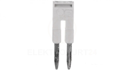 Mostek wtykany 2-biegunowy 4mm szary FBS 2-4 GY 3030118