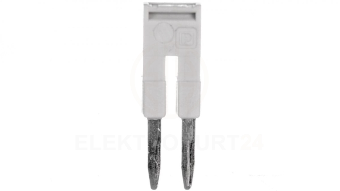 Mostek wtykany 2-biegunowy 4mm szary FBS 2-4 GY 3030118 /50szt./