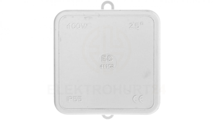 Puszka n/t szara 65x65x32 mm IP55 bezhalogenowa EC411C2