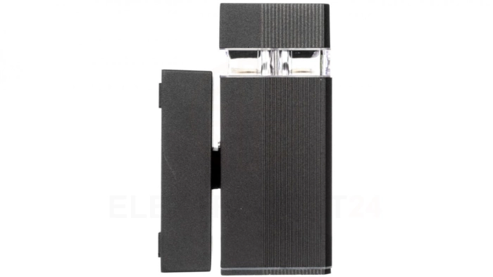Oprawa ścienna jednokierunkowa NESSA, GU10, MAX. 50W, IP54, AC220-240V, 50/60Hz, czarna