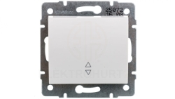 LOGI Łącznik schodowy śrubowy 10AX 250V biały 021050102 25072