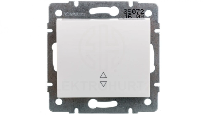 LOGI Łącznik schodowy śrubowy 10AX 250V biały 021050102 25072
