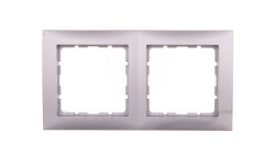 Berker B.Kwadrat Ramka podwójna aluminium 5310128994
