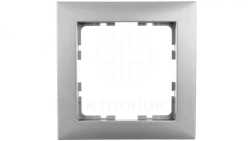 Berker B.Kwadrat Ramka pojedyncza aluminium 5310118994