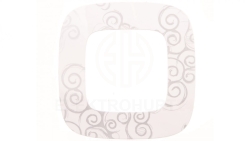 VALENA ALLURE Ramka pojedyncza arabeska chrom 754341