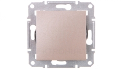 ASFORA Łącznik 1-biegunowy bez ramki brąz EPH0100169