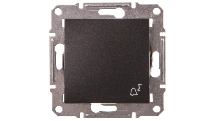 ASFORA Przycisk dzwonek bez ramki antracyt EPH0800171