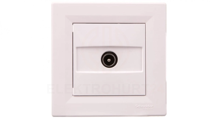 Asfora Gniazdo antenowe TV przelotowe (4db) białe EPH3200221