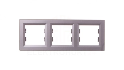 ASFORA Ramka 3-krotna pozioma stal EPH5800362