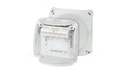 Puszka odgałęźna 130x130x77 5x6mm2 CU IP66 szara DK 0606 GZ 62000154