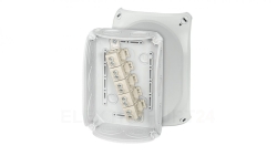 Puszka odgałęźna 180x130x77 5x10mm2 CU IP66 szara DK 1010 GZ 62000157