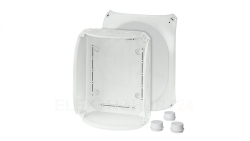 Puszka odgałęźna 255x205x112 bez zacisków IP66 szara DK 2500 GZ 62000161