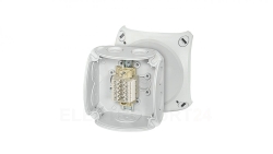 Puszka odgałęźna 93x93x62 5x2,5mm2 CU/AL IP66 szara RK 0205 T 62000172