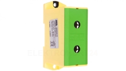 Złączka szynowa 1-torowa 35-240mm2 żółto-zielona EURO OTL 240 1xAl/Cu 606240 E
