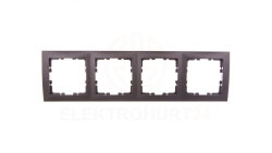 Berker B.Kwadrat Ramka poczwórna antracyt 5310148996