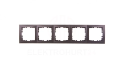 Berker B.Kwadrat Ramka pięciokrotna antracyt 5310158996