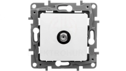 NILOE Gniazdo antenowe TV Typu F 1 dB białe 764550