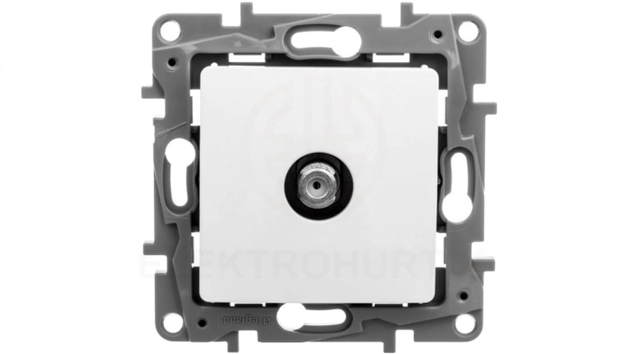 NILOE Gniazdo antenowe TV Typu F 1 dB białe 764550