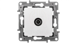 NILOE Gniazdo antenowe TV męskie przelotowe 14 dB białe 764552