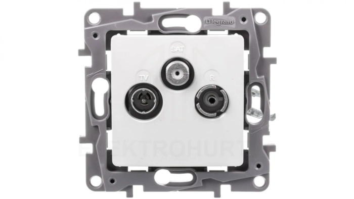 NILOE Gniazdo antenowe RTV-SAT zakończeniowe 10 dB białe 764565