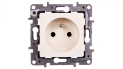 NILOE Gniazdo pojedyncze z/u 16 A 250 V kremowe 764640