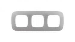 VALENA ALLURE Ramka potrójna aluminium 754393