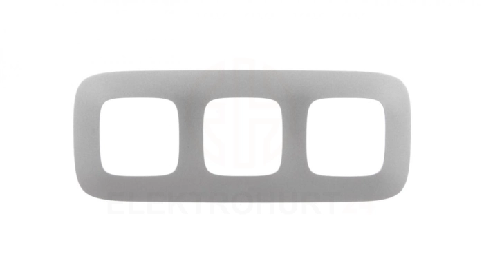 VALENA ALLURE Ramka potrójna aluminium 754393