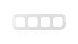 VALENA ALLURE Ramka poczwórna biały 754304