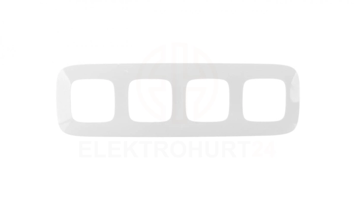 VALENA ALLURE Ramka poczwórna biały 754304