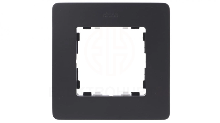 Simon Detail 82 Ramka pojedyncza Detail ORIGINAL-air GRAFIT / podstawa Biała 8200610-038