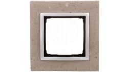 Simon 54 Nature Ramka pojedyncza beton - MOKRA ROBOTA DRN1/96