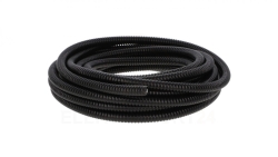 Rura ochronna stalowa pokryta PCV WOT 9 czarna E03DK-10030202201 /10m/