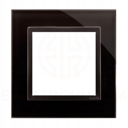 Simon 54 nature ramka 1-krotna zastygła lawa szkło